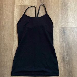 Black Iviva Tank Top with built in bra